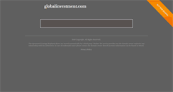 Desktop Screenshot of globalinvestment.com